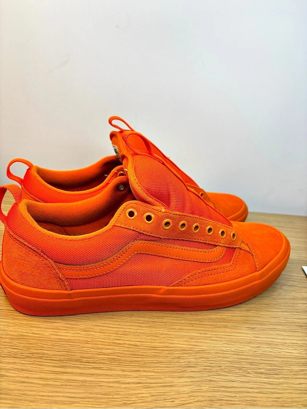 vibrant Atiba Solar Orange Vans Skate Old Skool 36+ by Atiba Jefferson US Men’s